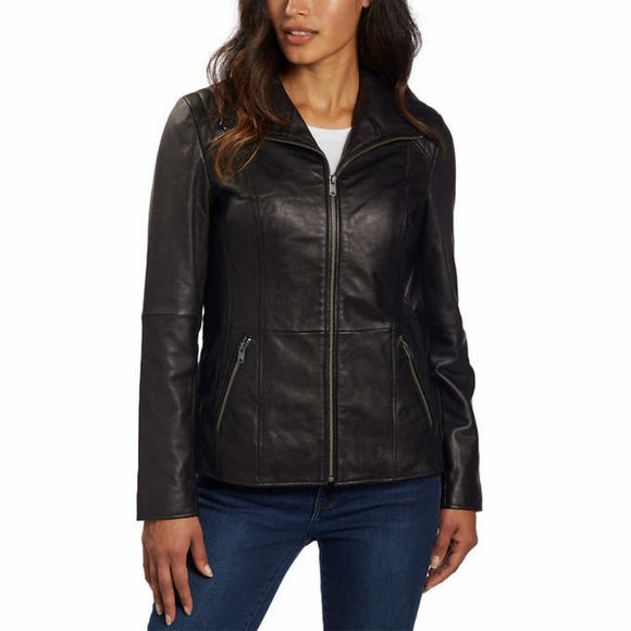 NWT! Ladies' Leather Jacket